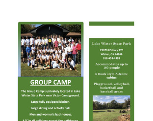 Preview of View Lake Wister Group Camp Information